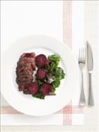 Seared Kangaroo & Beetroot with Balsamic and Umeboshi Sauce