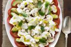 Mushroom Caprese-Style Salad